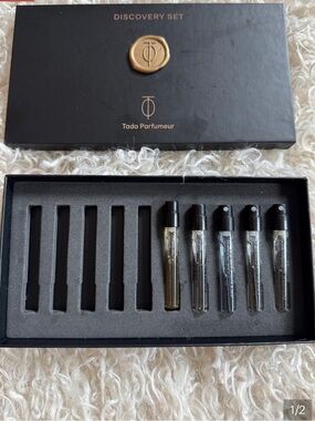 NWT Tada Parfumeur Discovery Set - $9 each. 2ml/.07 FL oz each.  4 vials left